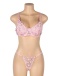 Ohyeah - Floral Bra Set - Pink - M 照片-8