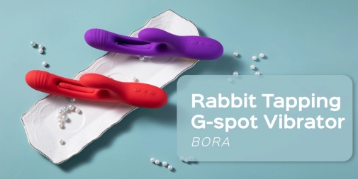 Honey Play Box - Bora Rabbit Tapping Vibrator - Purple 照片