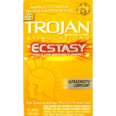 Trojan - 超级螺旋纹润滑乳胶安全套 10片装 照片