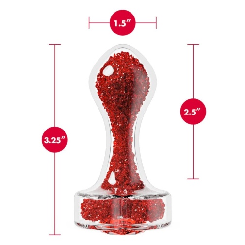 Oh My Gem - Lustre Butt Plug - Red 照片