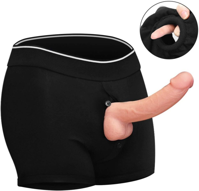 Lovetoy - Strapon Shorts For Sex - Black - L photo