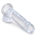 King Cock - 7" Cock w Balls - Clear photo-4