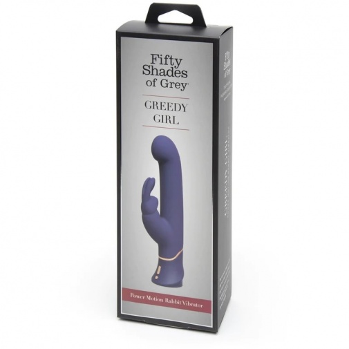 Fifty Shades of Grey - Greedy Girl Rabbit Vibrator Power Motion - Purple photo