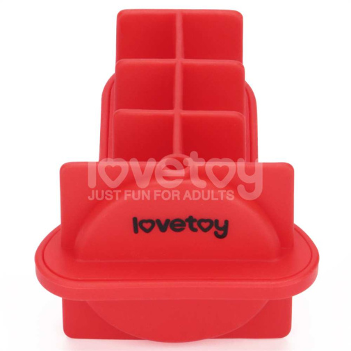 Lovetoy - Mini Penis Chocolate Ice Tray - Red 照片