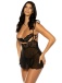 Oh La La Cheri - Hazel Peek-A-Boo Babydoll - Black - L/XL photo-3