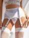 Ohyeah - Lace Garter Panty - White - M 照片