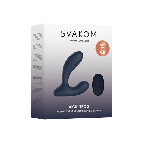 SVAKOM - Vick Neo 2 可加热前列腺智能震动器 - 深蓝色 照片