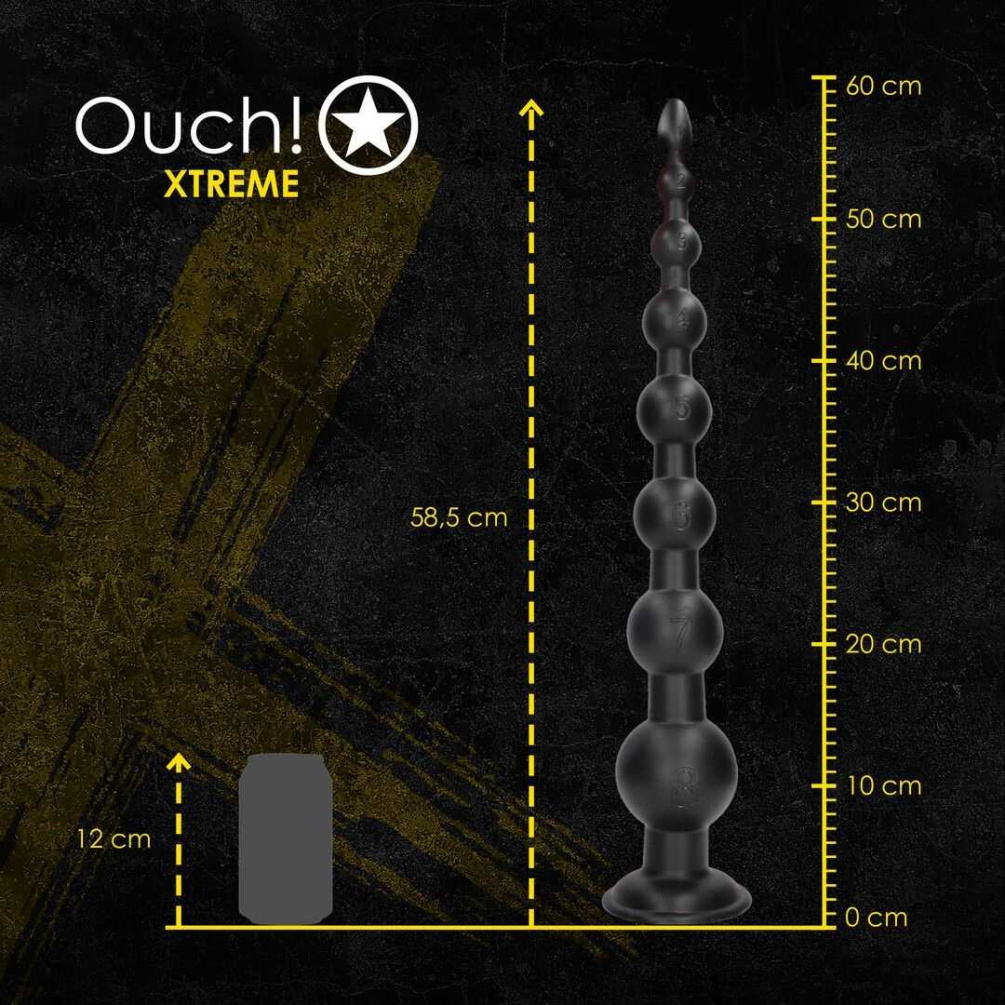 Ouch - Dominant Drill Anal Plug - Black 照片-6
