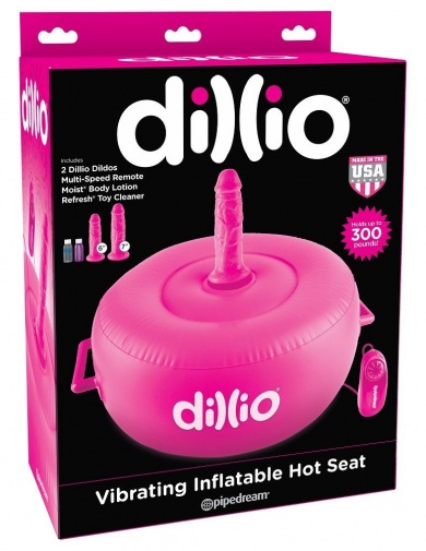 Pipedream - Vibrating Inflatable Hot Seat - Pink photo