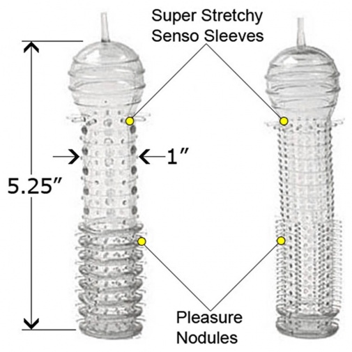 CEN - Senso Sleeves - Clear photo