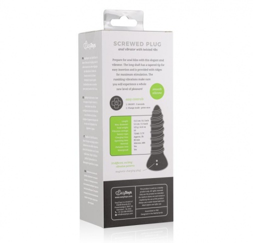 Easytoys - Screwed Anal Vibe S - Black photo