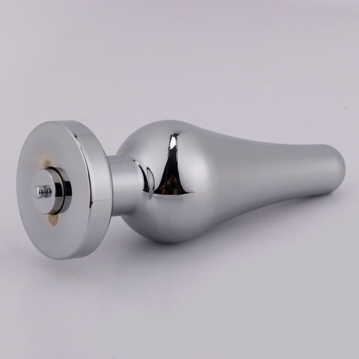 MT - Electric Shock Anal Plug 125x39mm - Silver photo