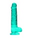 RealRock - 8" Realistic Dildo w Balls - Green 照片-3