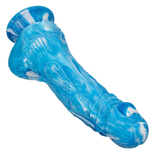 CEN - 6" Twisted Realistic Dildo - Blue 照片