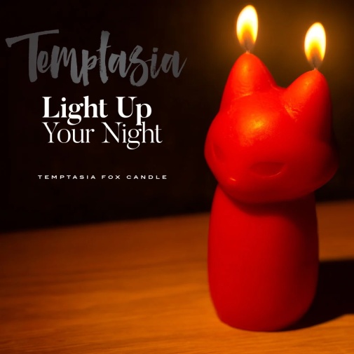 Temptasia - Fox Drip Candle - Red photo