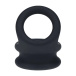 Levelz - 宽版双 O 型阴茎环 L码 - 黑色 照片-4
