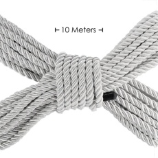 Ouch - Bondage Rope 10m - Silver photo