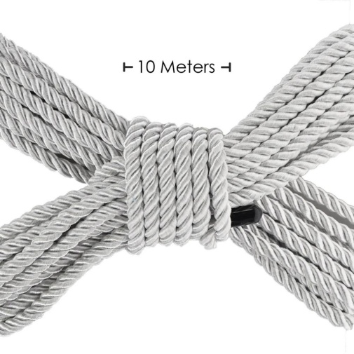 Ouch - Bondage Rope 10m - Silver photo