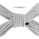 Ouch - Bondage Rope 10m - Silver photo-2