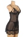 Ohyeah - Soft Sheer Babydoll - Black - 3XL photo-4