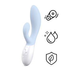 Lelo - Ina 3 Rabbit Vibrator - Seafoam photo