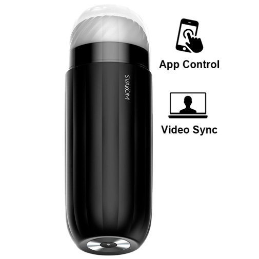 SVAKOM - Sam Neo Interactive Masturbator - Black photo