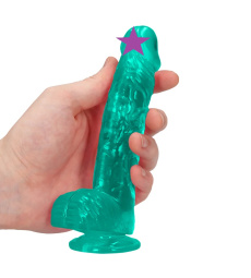 RealRock - 6" Realistic Dildo w Balls - Green photo