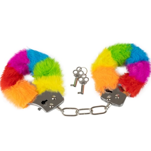 Spencer&Fleetwood - Lined Handcuffs - Rainbow photo