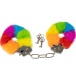 Spencer&Fleetwood - Lined Handcuffs - Rainbow photo