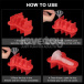 Lovetoy - Mini Penis Chocolate Ice Tray - Red 照片-7