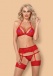 Obsessive - 838-SEG-3 set 3-pcs - Red - L/XL photo-5