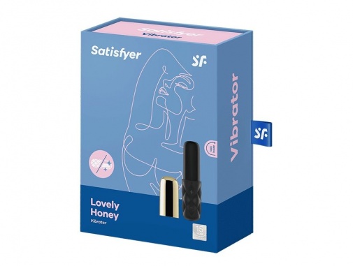 Satisfyer - Mini Lovely Honey Vibrator - Gold photo