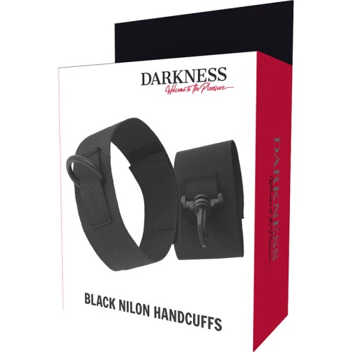 Darkness - Nilon Handcuffs - Black photo