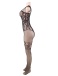 Ohyeah - Strappy Floral Bodystockings - Black - XL photo-8