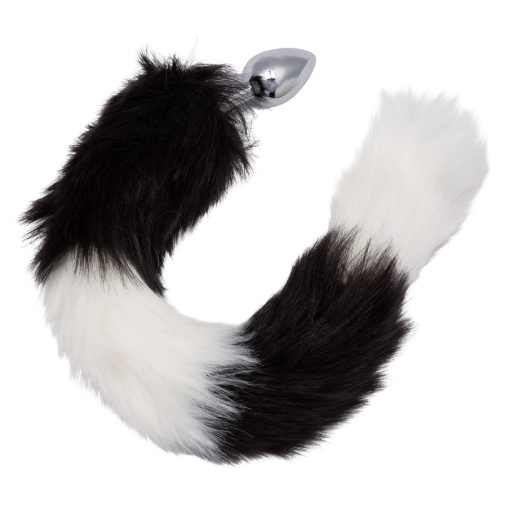 CEN - Running Wild Fox Tail Plug - Black/White photo