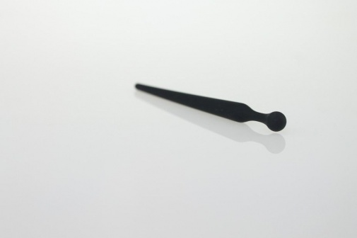 MT - Silicone Urethral Sound 100mm - Black photo