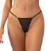 Obsessive - Clara Thong 2pcs - Black - S/M 照片-4