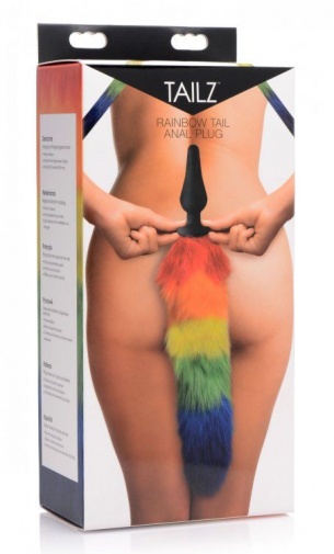 Tailz - Rainbow Tail Silicone Butt Plug photo