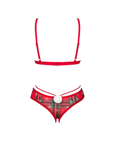 Obsessive - Ms Merrilo 2pcs Set - Red - M/L photo