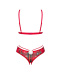 Obsessive - Ms Merrilo 2pcs Set - Red - M/L photo-4
