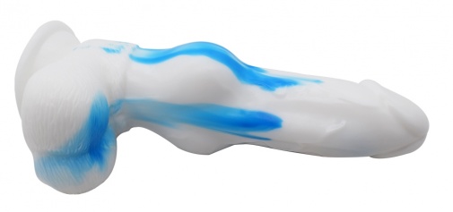 FAAK - Dog Dildo - White/Blue photo