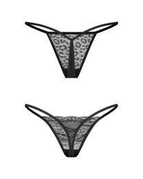 Obsessive - Clara Thong 2pcs - Black - S/M 照片