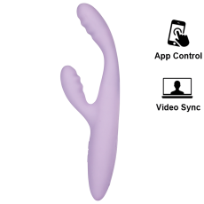 SVAKOM - Cici + 2 幼身兔仔智能按摩棒 - 淺紫色 照片