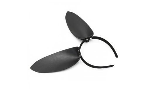 Kiotos - Bunny Ears Headband - Black photo