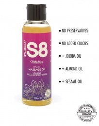 S8 - Omani Lime & Spicy Ginger Massage Oil - 125ml photo