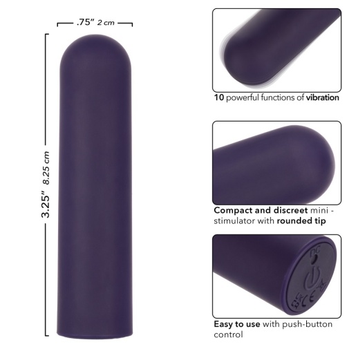 CEN - Turbo Buzz Rounded Vibro Bullet - Purple photo