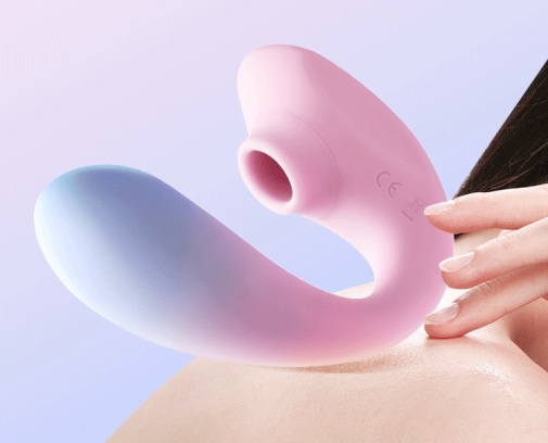 Erocome - Apus Curve Sucking Vibrator - Pink photo