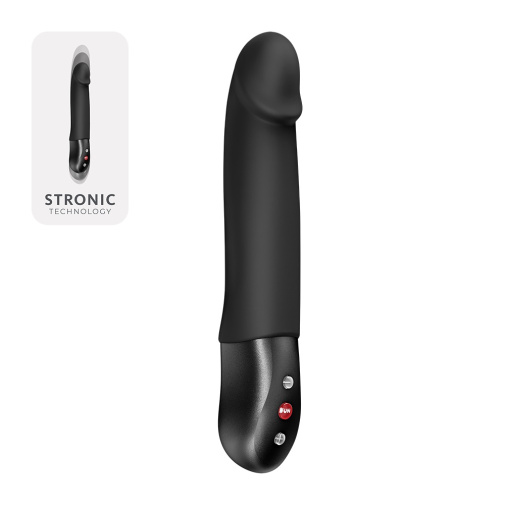 Fun Factory - Stronic Real 抽插式脉冲震动器 - 黑色 照片