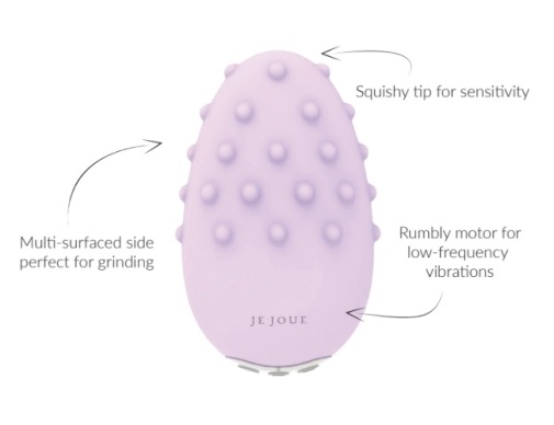 Je Joue - Mimi Deux Multi-Surfaced 阴蒂刺激震动器 - 淡紫色 照片