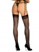 Obsessive - S813 Stockings - Black - XXL photo-2